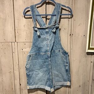 Aerie Blue Denim Jumpsuit